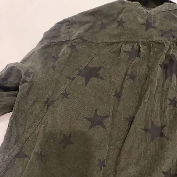 Jak & Rae Corduroy Star Print Button Down - Picture 5 of 6